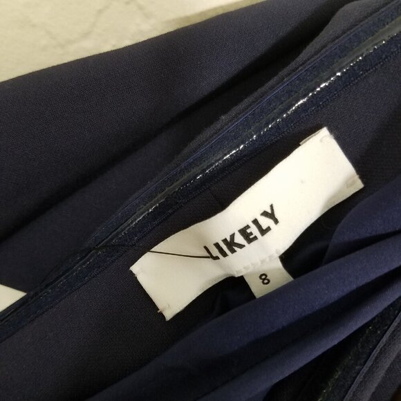 NWT Likely Navy Driggs Gown Strapless Maxi Dress Size 8 - Picture 11 of 12